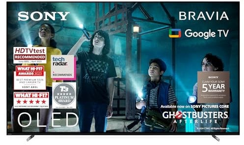 Sony Bravia XR XR77A80L 77 4K Ultra UHD HDR OLED Google TV Surround Sound Black