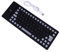 DOITOOL Teclado USB Enrollable de Silicona 85 Teclas Plegable Resistente al Agua para Ordenador y Portátil Diseño Compacto Color Negro