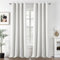 MIULEE Verdunklungsvorhänge Weiß Vorhänge Blickdicht 2er Set 300 cm Lang, Modern Gardinen Fenster Abdunkeln Ösen Wohnzimmer Schlafzimmer, Fenster Vorhang Verdunkelung Thermovorhang H 300 x B 140