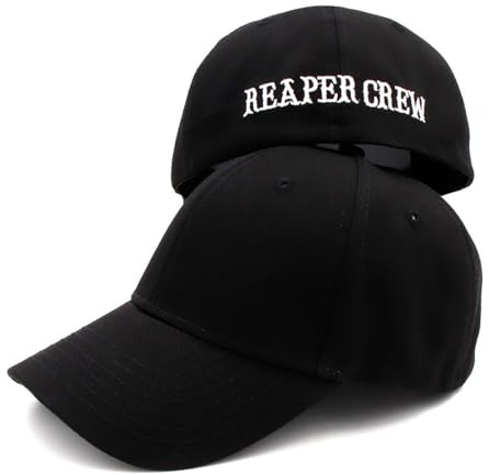 JZTDYPP Basecap Herren Männer Frauen Baseball Kappe Reaper Crew Stickerei Engen Verschluss Hip Hop Sommer Sonne Papa Trucker Hut