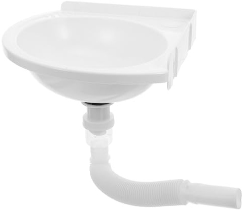 GALPADA Eckwaschbecken Für Badezimmer Dreieckiges Waschbecken Wandmontiertes Eckbecken Kleines Eckwaschtisch Für Kleine Räume Mini-badezimmer Und Hauswirtschaftsräume