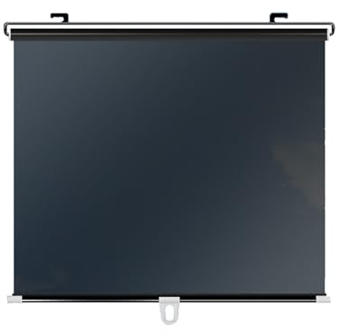 Sonnenschutz Rollo mit Saugnapf,Halbtransparent,Isolations Verdunkelungsrollos,Ausziehbares Balkonrollo,UV-Schutz for Türen,Fenster,Wohnzimmer,Küchen,Autos,Schwarz (80×140cm(31.4×55in))