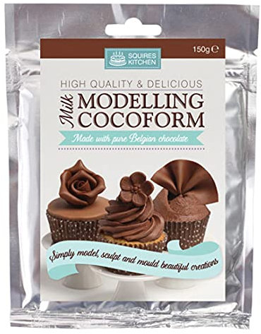 Squires Kitchen Cocoform Modelling Chocolate - Milk 150g