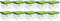 Q-Connect MegaStore Box Green and White (Pack of 10),383 x 430 x 295 mm