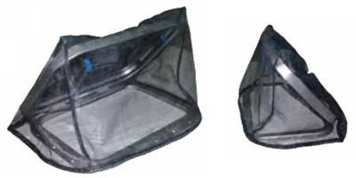 wellenshop Insektennetz Fliegengitter Moskitonetz für Dachluke 750 x 750 x 515 mm Boot