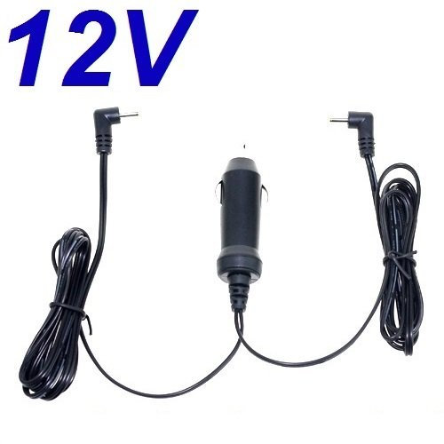 Chargeur Voiture Allume Cigare 12V pour Remplacement Lecteur DVD Takara VRT177 avec 2 sorties écrans puissance du câble d'alimentation