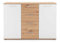 Finori Kommode, Spanplatte, Artisan/Weiß, B/H/T: 120 x 85 x 35 cm