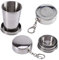 Taza Plegable de Viaje de Acero Inoxidable 240ML/140ML/75ML Taza Plegable portátil de Viaje al Aire Libre Taza Plegable Plegable Taza Plegable retráctil(S)