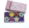 Assortiment de 8 bougies chauffe-plat parfumées à la main avec huile essentielle de néroli dans une boîte cadeau botanique