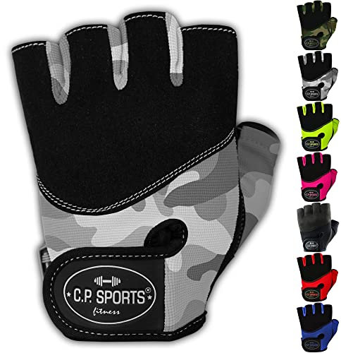 C.P. Sports Iron-Handschuh Komfort farbig Trainingshandschuh Fitness Handschuhe für Damen und Herren, Fitnesshandschuh, Krafttraining, Bodybuilding