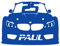 Personalised Beamer Car Cake Topper, Birthday, Celebration, Decoration, Car, Handmade