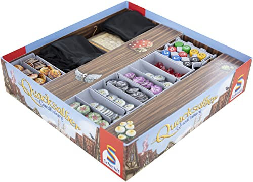 Feldherr Organizer kompatibel mit Die Quacksalber von Quedlinburg + Die Kräuterhexen - Grundspielbox