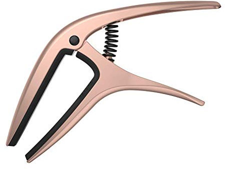 Ernie Ball Axis 2-in-1 wendbarer Kapodaster für Akustik- und E-Gitarre - Rose Gold Satin