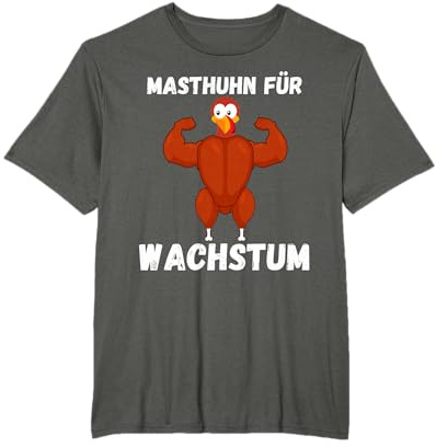 Chicken for Growth Fitness Bodybuilding Clothing Protein T-Shirt