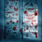BAMZOK Halloween Fensterbilder Halloween Deko Gruselig 9 Blätter Horror Fensterbilder Halloween Fensteraufkleber Blutige Realistisch Schaurig Handabdrücke Fußabdrücken für Halloweenparty