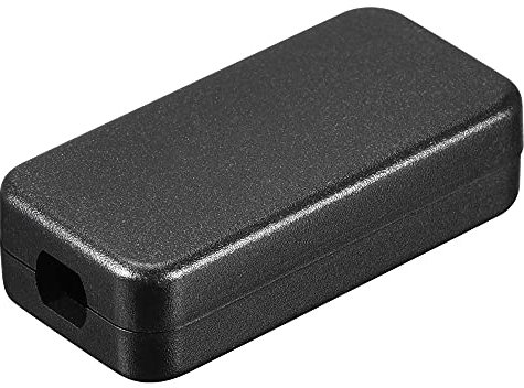 sourcing map 6 Stück Staubdicht Mini-Verteilerdose 40x20x10,5mm für Elektroprojekt Schwarz