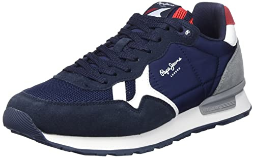 Pepe Jeans Herren Britt Man Flag Classic Sneaker