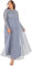 Maya Deluxe Women's Maya Embellished Long Sleeve Maxi Dress Bridesmaid Formal, Dusty Blue, 10