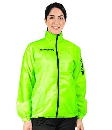 GIVOVA Coupe-Vent Sportif Jacket, Jaune Fluo, S Unisex