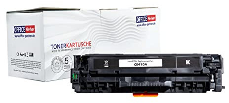 OFFICE Partner Kompatibel Toner als Ersatz für HP 410A CF412A für HP Color Laserjet Pro MFP M477fdw M477fdn M452nw M377dw M452dn M452dw M477dw M477nw (Gelb)