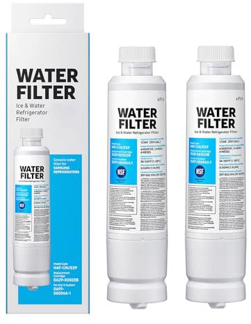 Microfilter 2-Pack Replacement Water Filter, Compatible with Samsung DA29-00020B, DA97-08006A-1, HAF-CIN/EXP