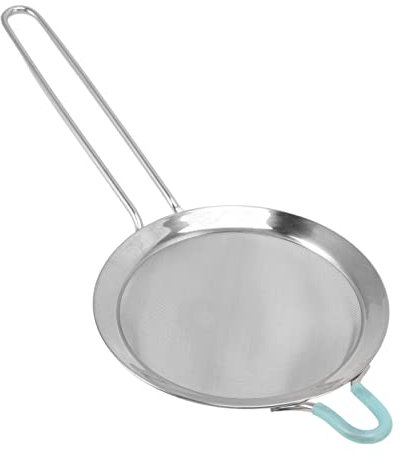 Tissting Colador De Malla Fina 60, Colador De Harina De Mano De Acero Inoxidable Con Tamiz De Harina De Mango Largo Colador De Malla Fina Para Chefs Y Cocina(14cm)