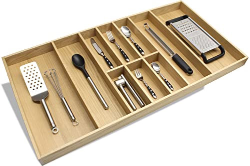 Besteckeinsatz EICHE 100er Schubl. B 924 x T 472 mm passend für BLUM Legra 16 mm Schubladen