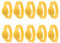 10 Stück 125 KHz RFID-Armband Silikonarmband, IP68 Wasserdichtes ID-Karten-Zugriffskontrollarmband für Hotel-Schwimmbad-Saunaraum (Gelb)