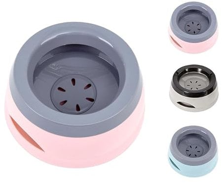 Dog Water Bowl Non Spill, Splash-Free Carried Pet Car Water Bowl for Dogs, Cats