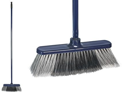 HERSIG - Escoba Azul con Palo | Cepillo Azul con Palo.
