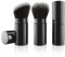 Falliny Einziehbare Make-up Pinsel 2-Pack Reise Kabuki Gesicht Blush Pinsel mit Abdeckung für Blush, Bronzer, Polieren