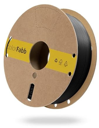 colorFabb Lw-asa Schwarz 3D-Druckerfilament, 1,75mm Durchmesser, 650g Spule, Leichtes Material, UV-beständig, Hitzebeständig