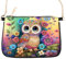 SHEGZHUC Diamond Painting Tasche Diamant Painting Diamond Art Painting Tragetasche Stofftasche Kosmetiktasche Geldbörsen Handtasche für Mädchen Frauen Bastelset Geschenk || Diamond Painting Eule