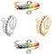 Bessy shop Anti Stress Ring Set,4 Stück Effizient Linderung von Ängsten und Antistress Ringe,Bunte Angst Spinning Ring mit Perlen Verstellbar Anxiety Ring für Frauen und Herren