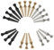 Glanhbnol 48 Pcs Metal Cribbage Pegs Pins Cribbage Board Pegs With A Tapered Designs For 1/8 Cribbage Board Hole Easy To Use Cribbage Board Pegs With A Tapered Designs Family Game