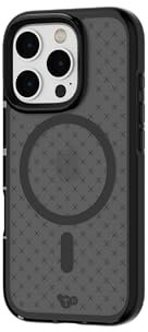 Tech21 EvoCheck for iPhone 16 Pro Compatible with MagSafe - Impact Protection Case - in Smokey Charcoal