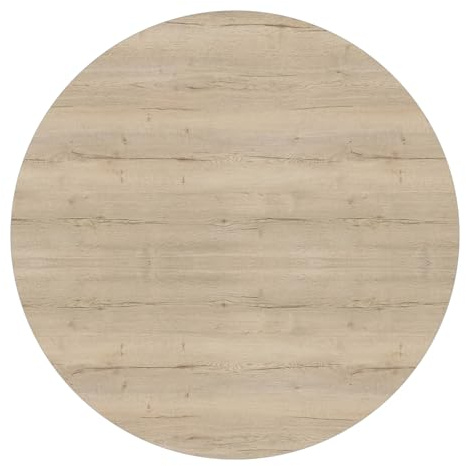Highcovercaps Self Adhesive Screw Hole Cover Caps, Oak Style, 700 Pieces/5 Sheets, 12mm, Waterproof Stickers for Wooden Furniture (White Halifax Oak)