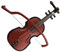 Vaguelly 10 Stücke Violine Hängen Holzmaserung Weihnachten Dekorationen Für Home Office