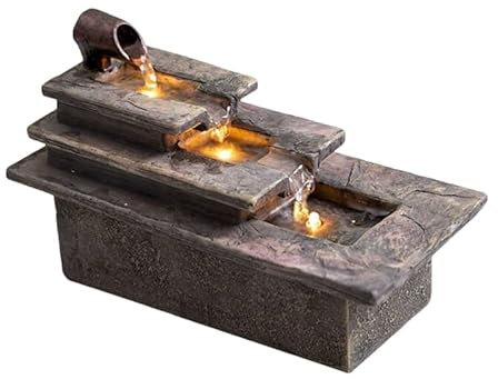 Fontaine d intérieur Fontaine d'eau en Cascade for Bureau, décoration créative et Simple, idéale for la détente en intérieur Decoration Maison