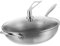 Mikinona Sartén Wok Inoxidable Con Antiadherente Panal Compatible Con Inducción y Gas Para Casa