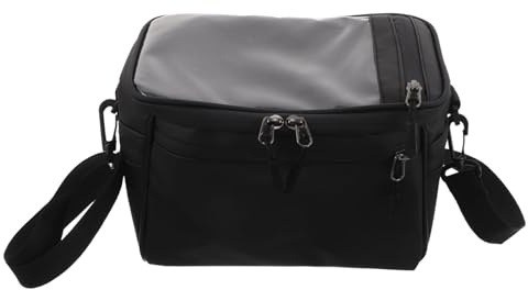 GARVALON Borsa Manubrio Bici con Porta Cellulare e Ampio Spazio Tasca Anteriore per Mountain Strada per Picnic Campeggio e Riparazioni