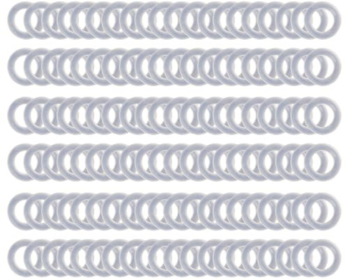 Arecobticy 120 silenziatori ad anello per interruttori meccanici per tastiera, riduzione del rumore, per creare silenziatori digitando o ring in silicone