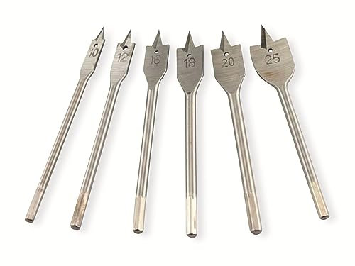 TOOLTECH - Forets mèches à bois plates en coffret