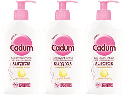 Cadum - Soin Intime Bio Gel Surgras Toilette Intime Muqueuses Sèches - 200 ml Lot de 3
