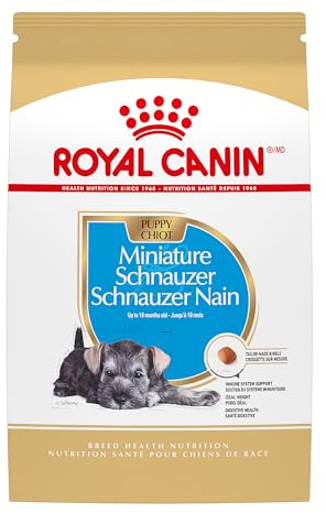 Royal Canin Breed Health Nutrition Miniature Schnauzer Puppy Dry Dog Food, 2.5 lb Bag
