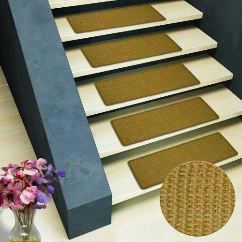 Meisterei Sisal - Stufenmatte MA Natur Stufenmatte ohne Überhang, natürliche schöne Sisalstruktur,rutschsicher durch beschichtetes Natur-Latex, wohnlichen Farben, variabel verwendbar, tierfreundlich.