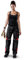 KÜBLER Workwear | Pulsschlag Arbeitsdamenhose HIGH | schwarz/mittelrot | Größe 48