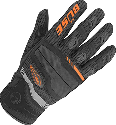 Büse Fresh Motorradhandschuhe, schwarz/orange, 10