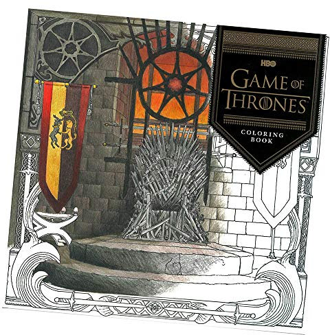 Verschiedene Malbücher für Erwachsene – Entspannung, Fokus und Beruhigung des Geistes (Game of Thrones)