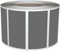 Etiketten Grau 40 x 19 mm Aufkleber – 4 x 1,9 cm Sticker 500 Stück von Royal Green